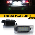 LED License Plate Light Housing Set for Nissan Altima Sentra Versa Rogue (2019–2023)