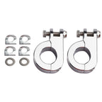 1.25" Engine Crash Bar Foot Peg Mount Clamp for Harley Dyna