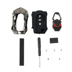 Black 3-Button Key Fob Cover for Skoda Octavia (2001-2013)