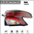 Outer Tail Light Assembly for Toyota Sienna LE XLE (2021–2022)