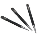 Center Punch Set of 3 Alloy Steel for Metal Wood Marking Tools