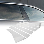 Set of 6 Car Pillar Window Trim Covers for Honda CR-V (2017–2022) Chrome