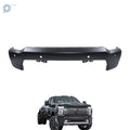 Black Split Front Bumper for Chevrolet Silverado 2500HD 3500HD (2020–2023)