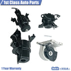 Set of 4 Engine Mounts & Trans Mount for Toyota Camry 2.5L (2018–2022)