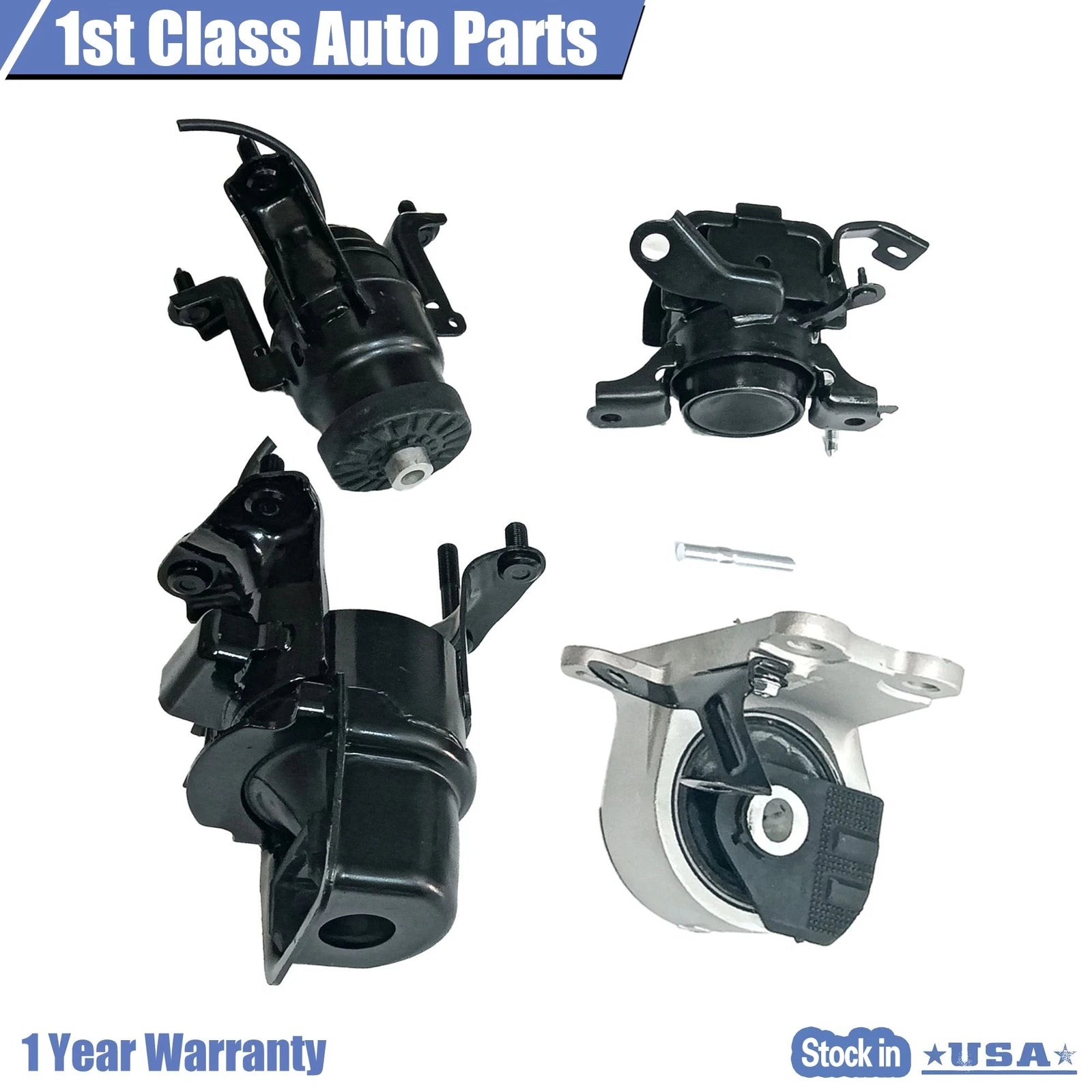 Set of 4 Engine Mounts & Trans Mount for Toyota Camry 2.5L (2018–2022)
