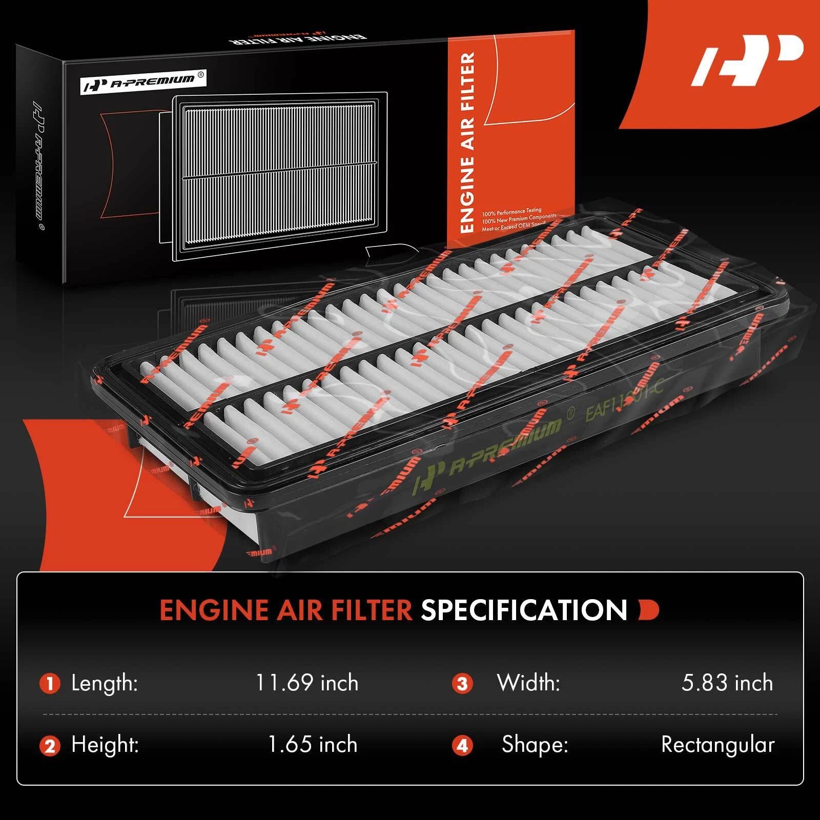 Engine Air Filter for Subaru XV Crosstrek (2014-2015)