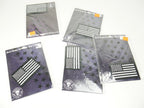 5pc Embroidered Iron-On Motorcycle Patch for American Bikes (USA)