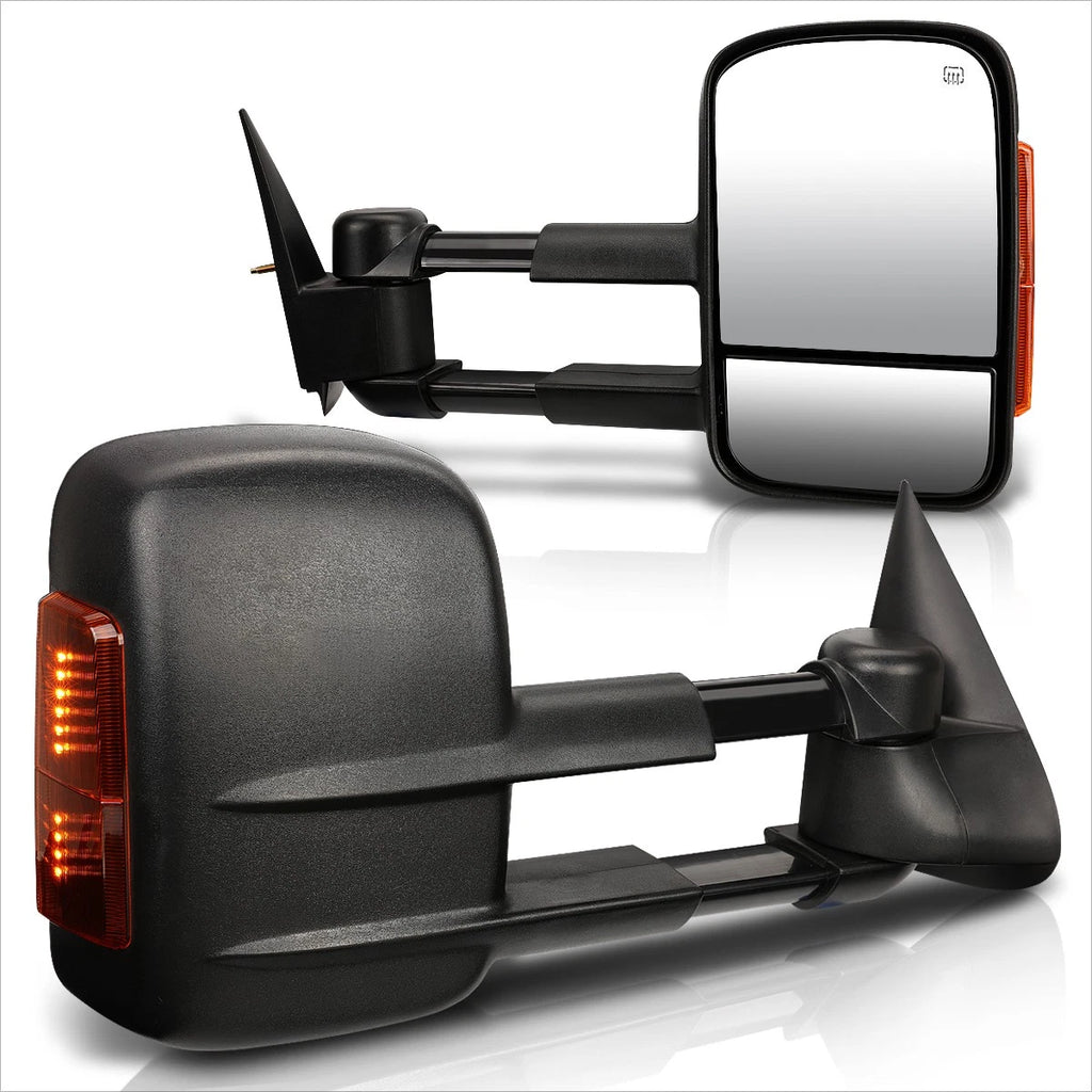 Powered Heated Towing Mirrors with LED Signal for Silverado/Sierra (2003–2007)