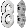 Front and Rear Disc Brake Rotors for Acura RDX (2013–2018)