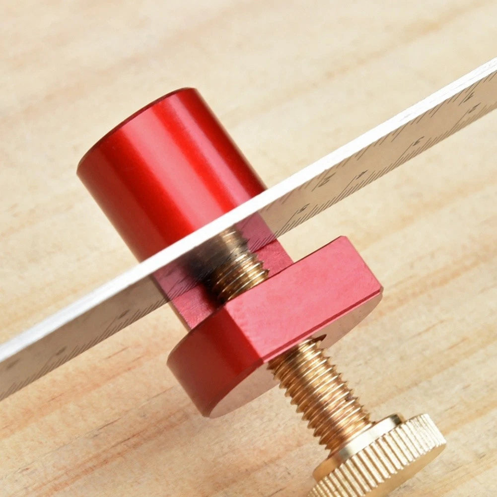 Non-Slip Aluminum Alloy Square Ruler Stops 19/20mm for Workbenches