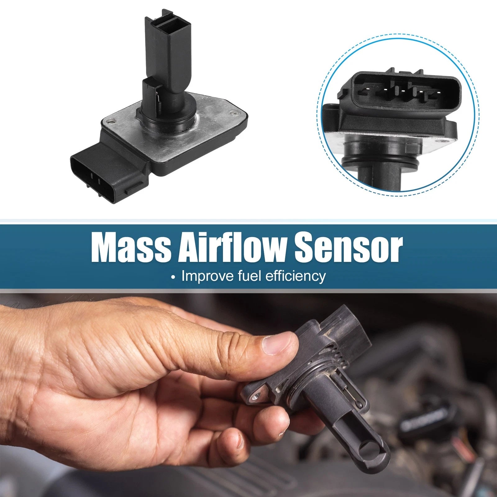 Mass Air Flow Sensor for Toyota Tacoma (2000–2004) No. 222040C010