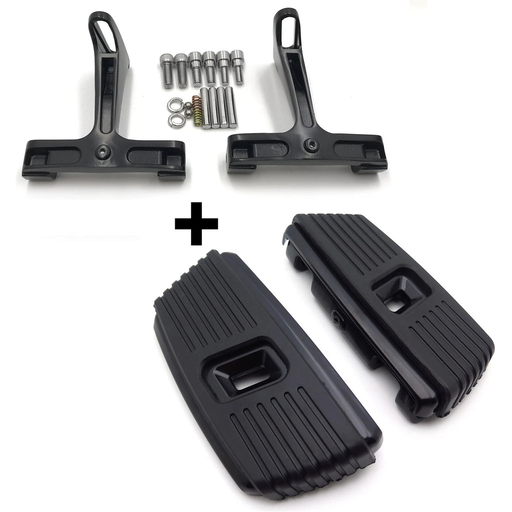 Hana Square Passenger Footboard for Harley Touring FLHR FLH (1993–2018)