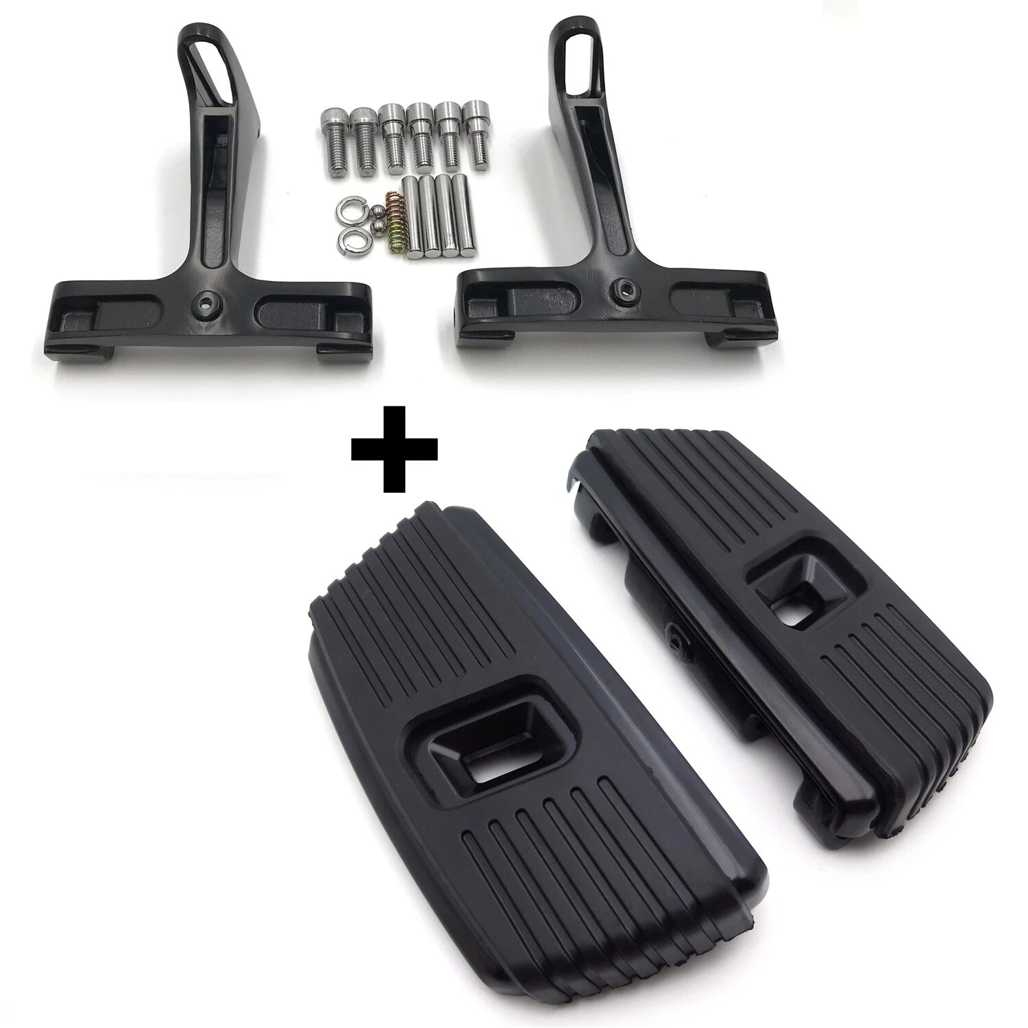 Hana Square Passenger Footboard for Harley Touring FLHR FLH (1993–2018)
