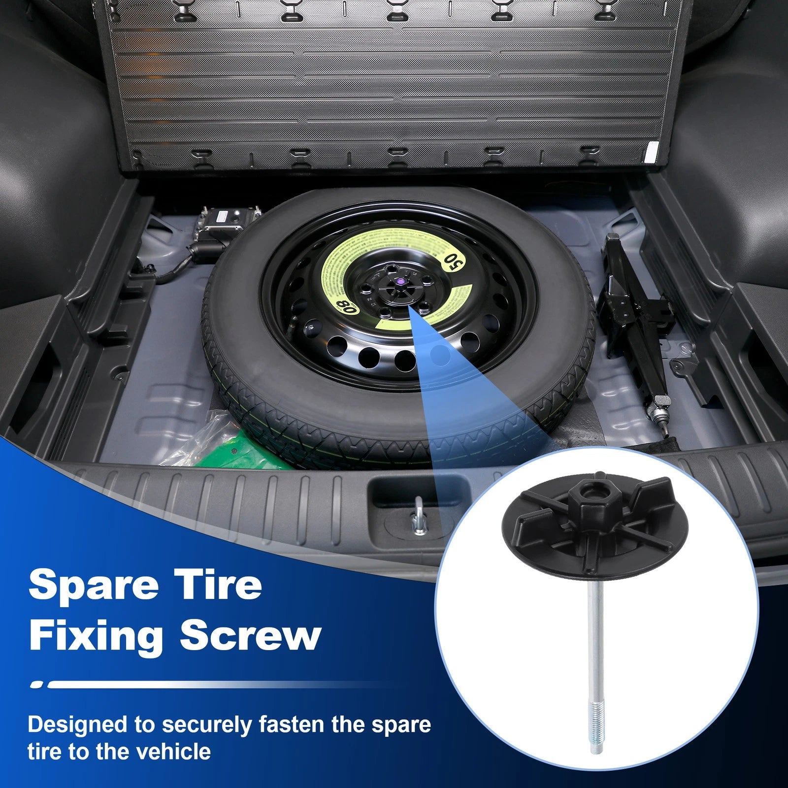 Spare Tire Fixing Screw Retainer Clamp for Kia Sportage (2011–2016) 628502E100