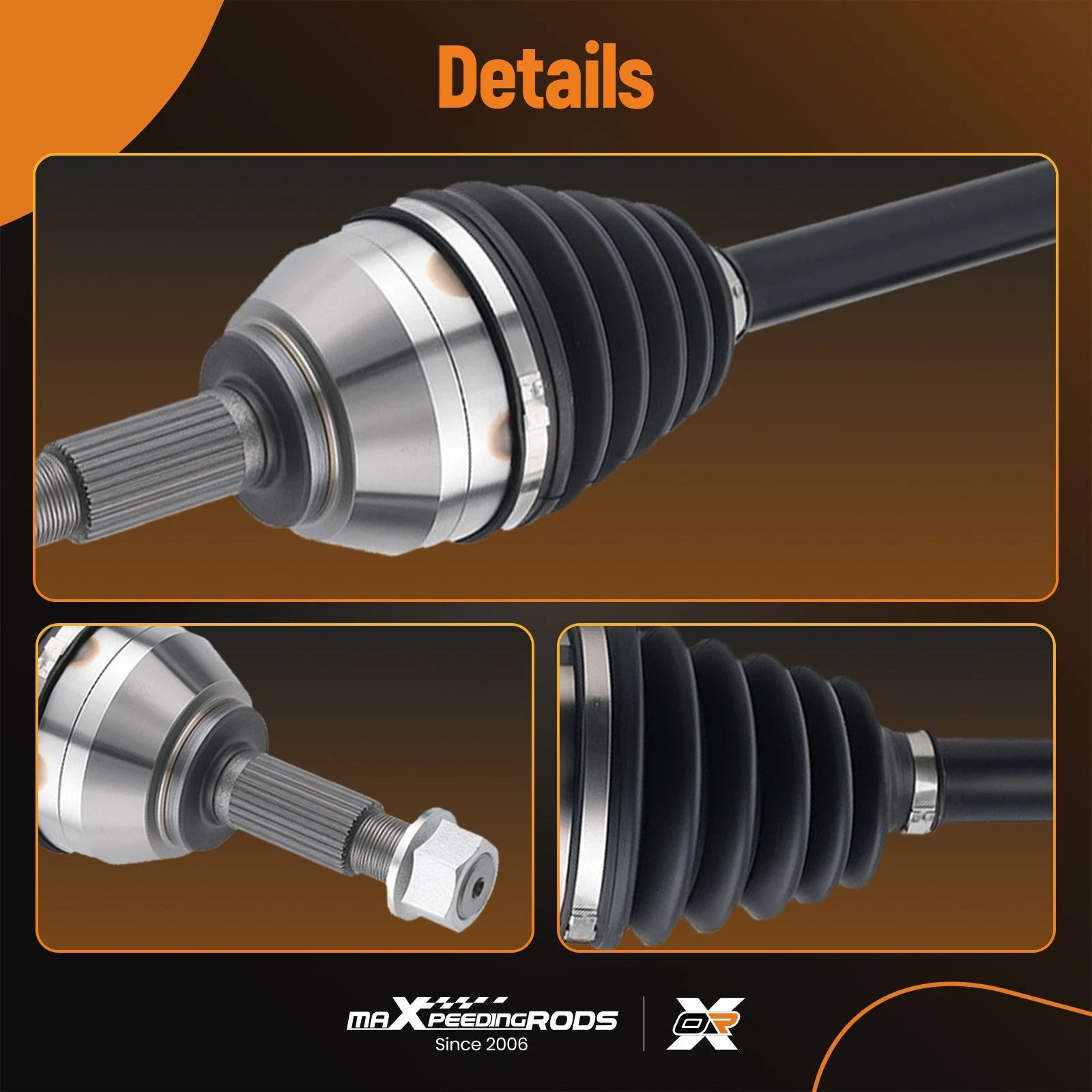 2X CV Axle Assembly FWD Front Left Right for Nissan Juke (2011–2017)
