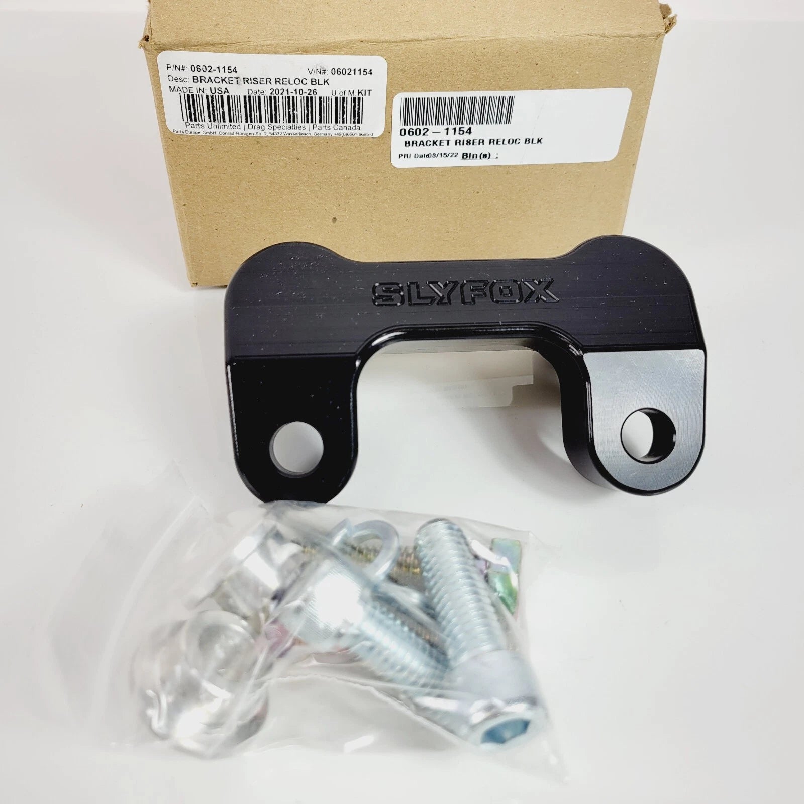 Riser Adapter Relocation Bracket TM-SLY1 for Harley Road Glide (2015–2023)