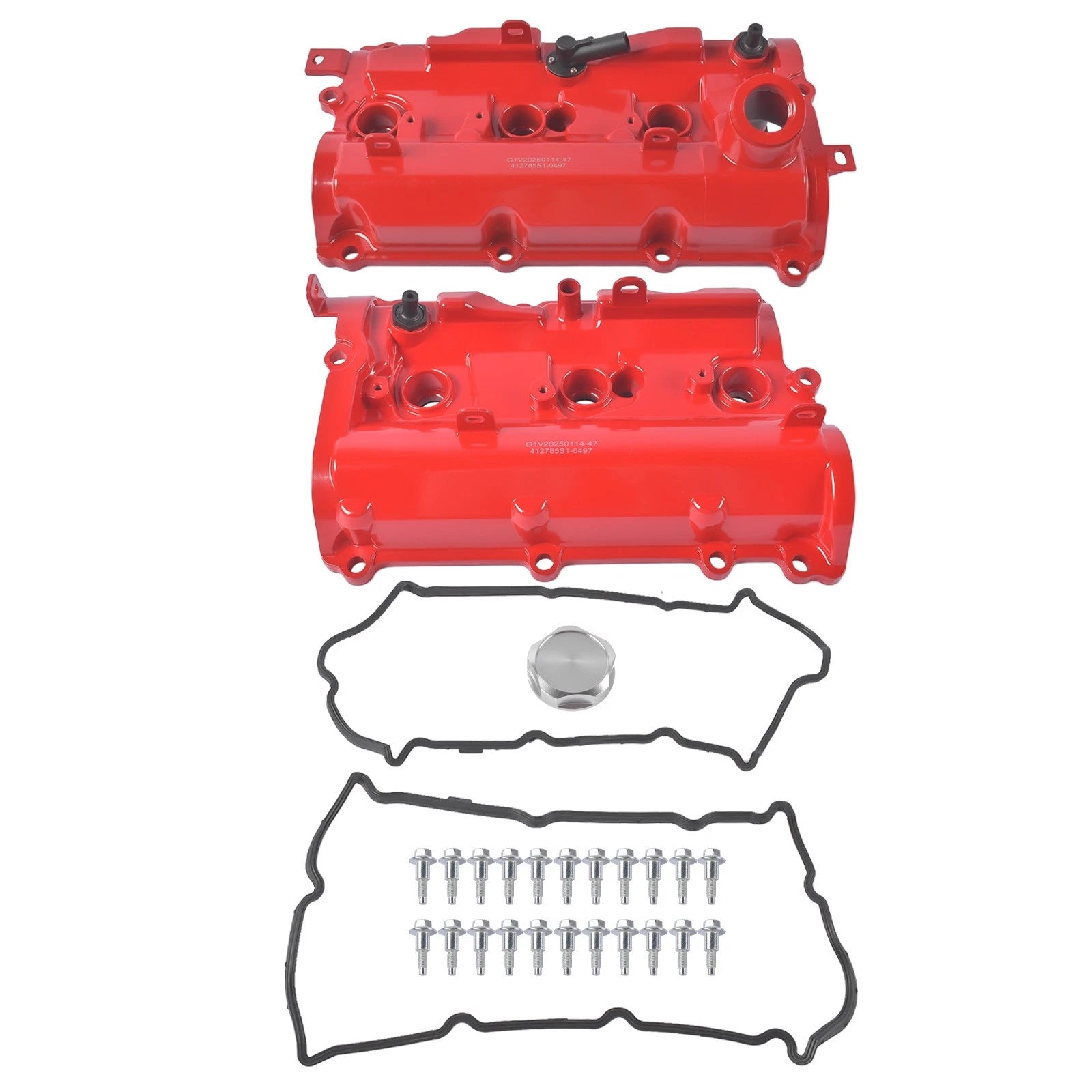 2X Aluminum Valve Cover for Nissan 370Z (2009–2020) Infiniti FX37 QX70