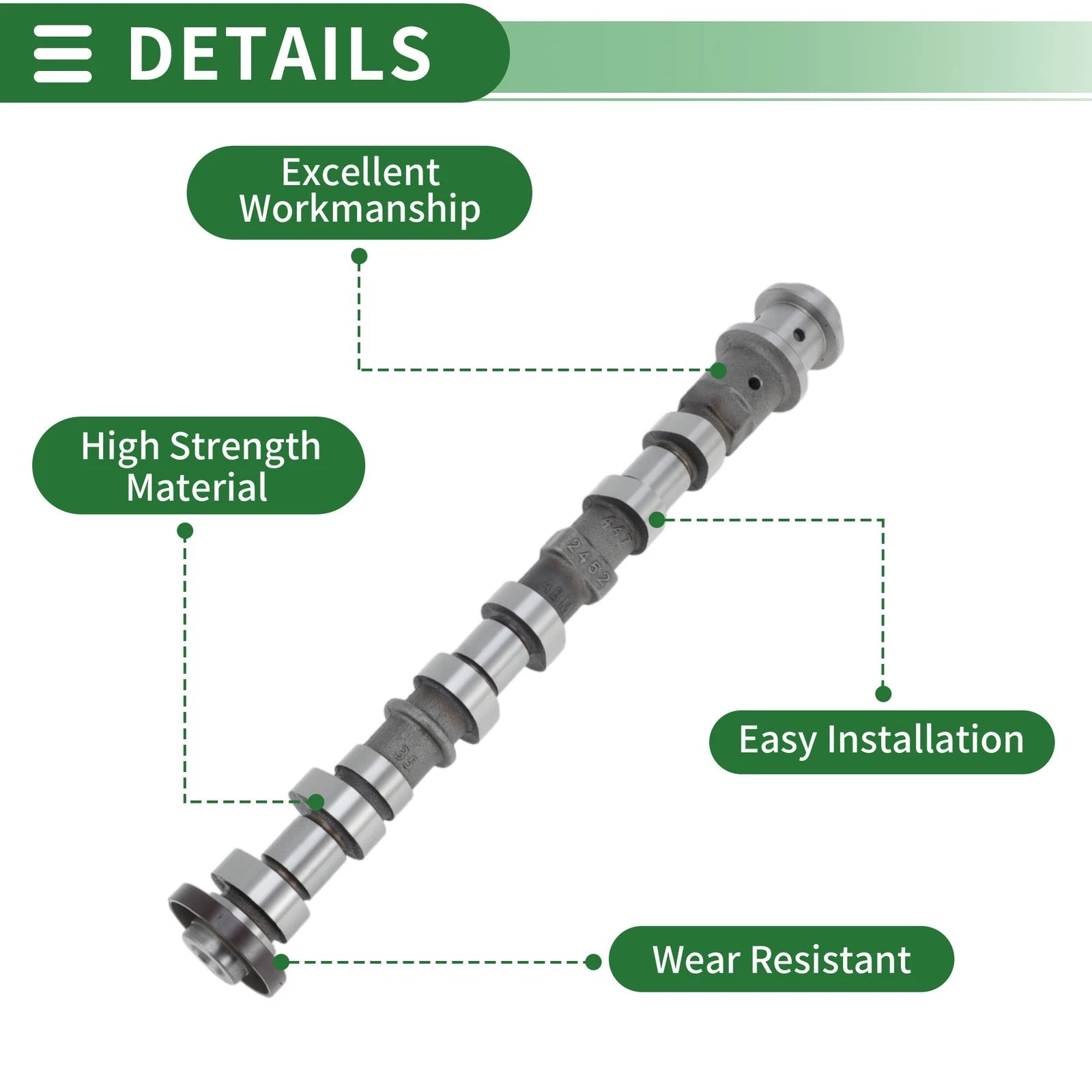 Exhaust Engine Camshaft for Jeep Cherokee (2017) No. 5184377AG