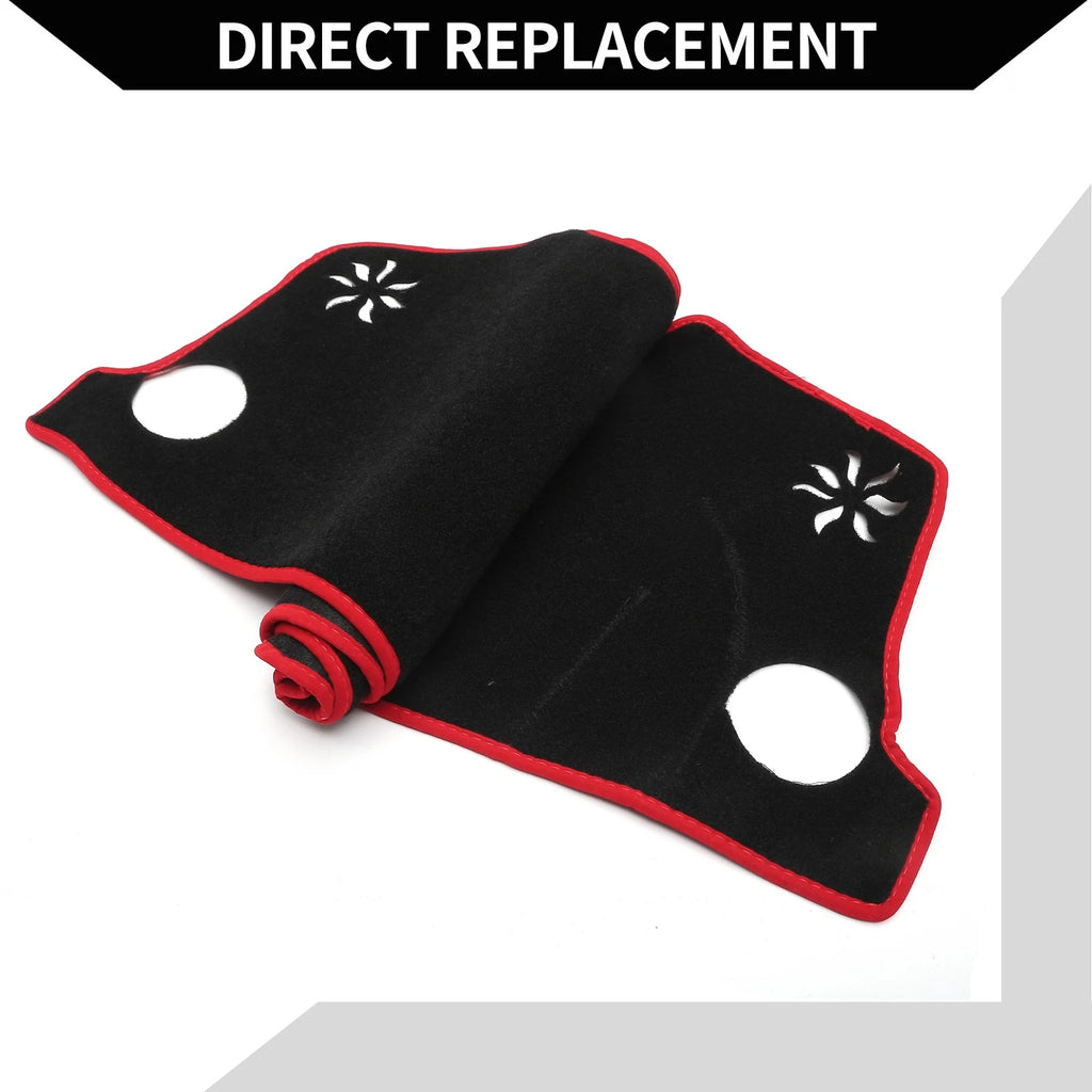 Dashboard Cover Mat for Honda Vezel RV3-RV6 (2021–2024) Black Red Set