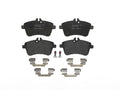Set of 4 Brembo Front Low-Metal Brake Pads for Mercedes-Benz W245 B200 (2006–2011)