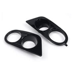 Glossy Black Front Fog Light Covers for BMW E46 M3 (2001-2006)