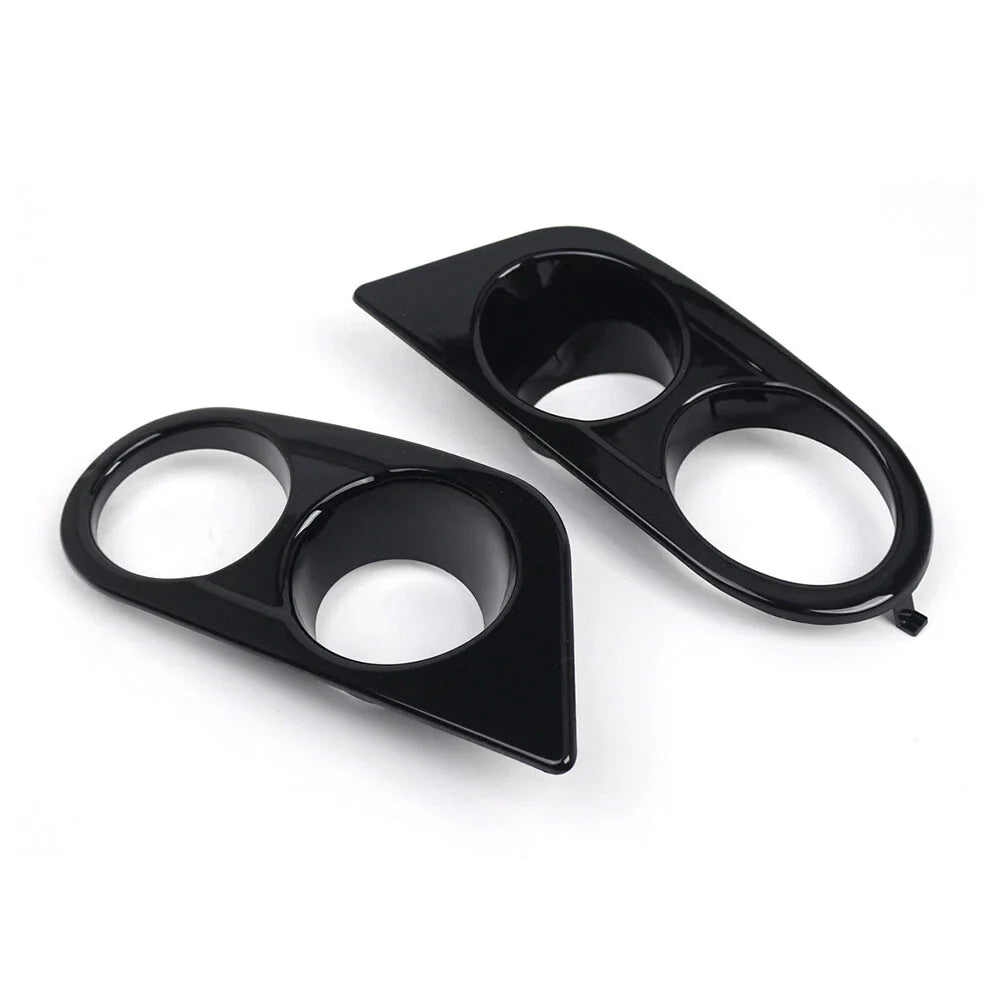 Glossy Black Front Fog Light Covers for BMW E46 M3 (2001-2006)