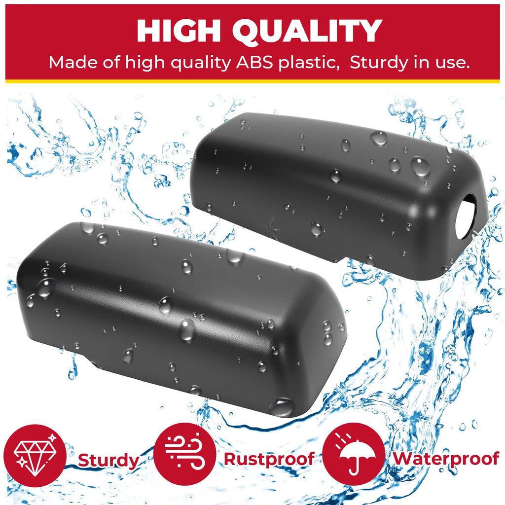 Pair Side View Mirror Cap Cover for Chevrolet GMC C4500 Kodiak Topkick (2003–2009)