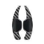 2X Steering Wheel Shift Paddle Extensions Carbon Fiber for Cadillac XTS (2013–2019)