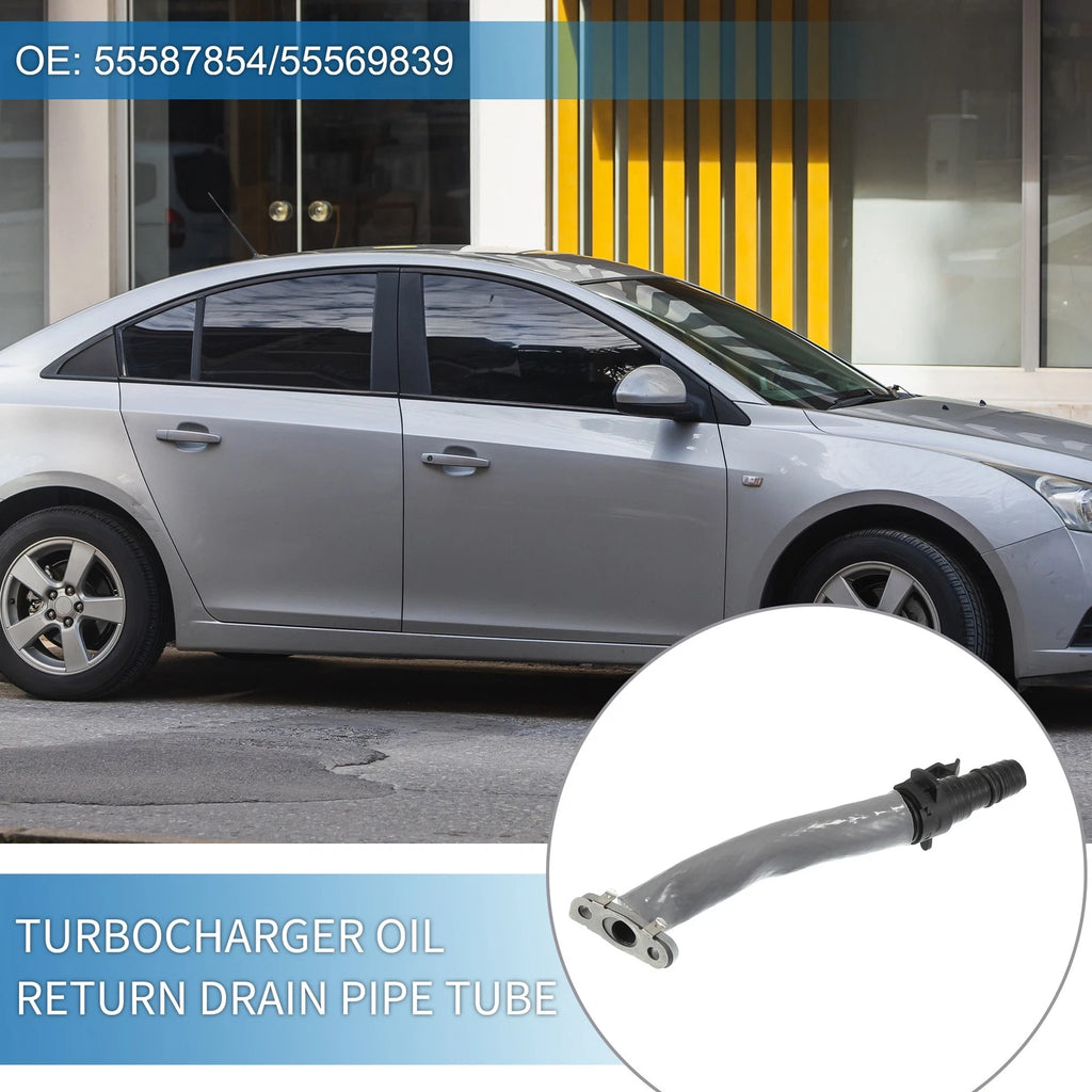 Turbocharger Oil Return Drain Pipe Tube No. 55587854 for Chevy Cruze Sonic Trax (2011–2019)