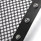 Stainless Black Mesh Grille for Jeep Wrangler JK (2007-2018)