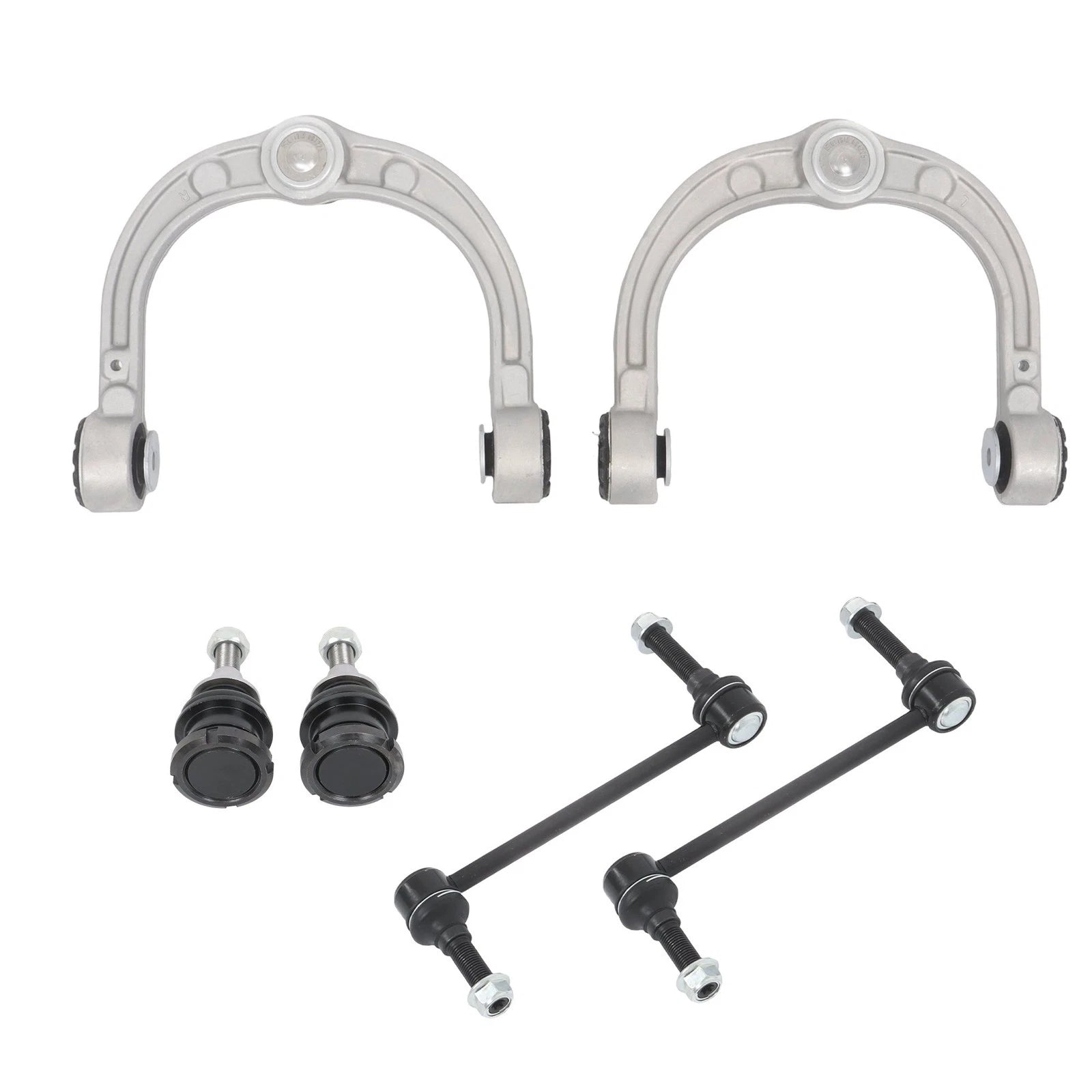 Set of 6 Front Upper Control Arms with Ball Joints for Mercedes-Benz GL450 ML350 (YYYY–YYYY)