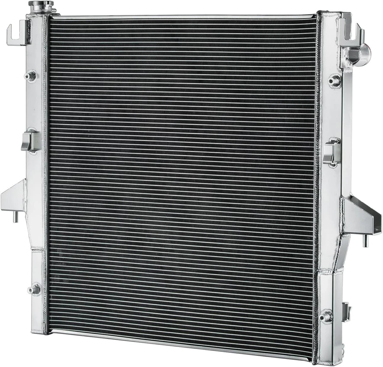 4 Row Aluminum Radiator for Dodge Ram 2500 3500 (2003–2010) 5.9/6.7L L6 Diesel