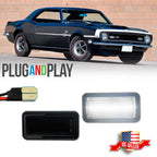 Set of 4 Smoke LED Side Marker Lights for 1968-69 Camaro Impala Nova Corvette