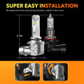 2X 9005 LED Headlight Kit for 30000LM Cool White