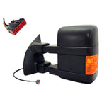 Replacement Textured Driver Side Power Door Mirror w/Heated Glass