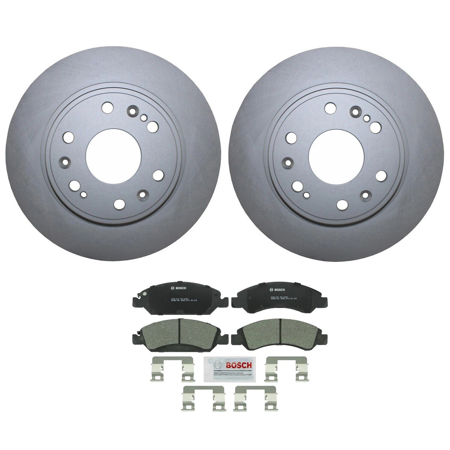 Front Brake Kit 330mm Disc Rotors & Bosch Pads for Cadillac Chevy GMC