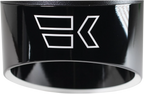 Replacement End Cap for KHROME WERKS Edge 4-1/2" Black (200714P)