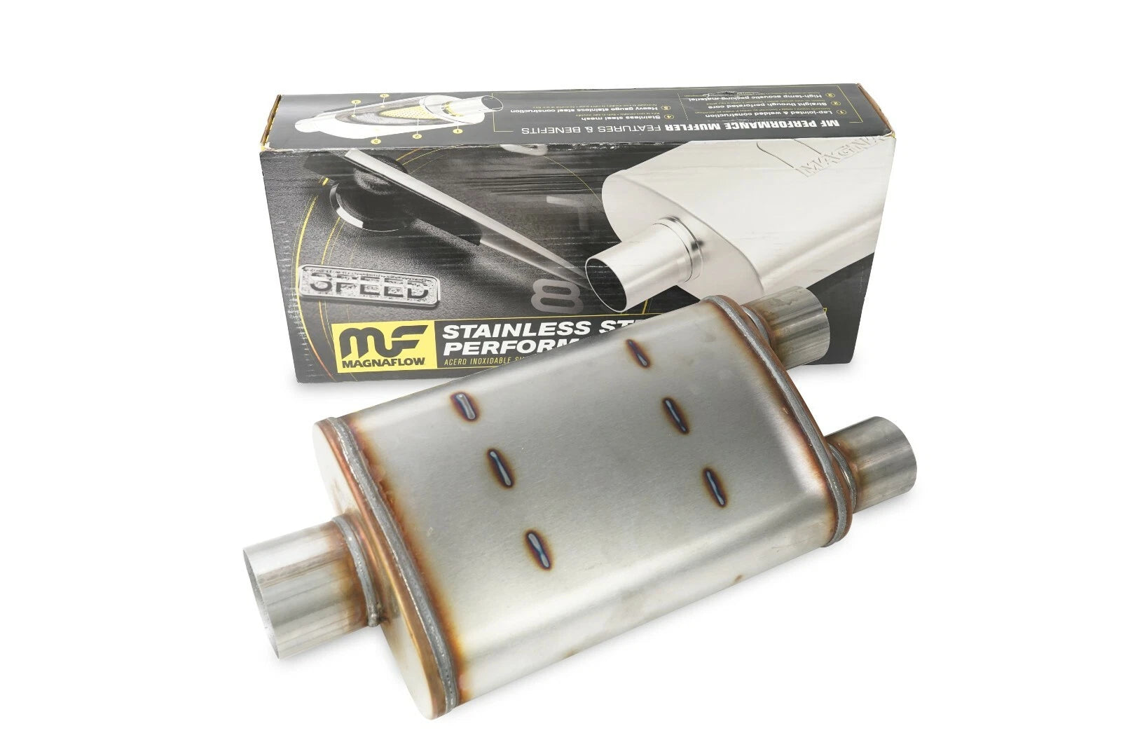 2.5" Dual Exhaust Kit for Toyota Tundra (2014–2021) Magnaflow Side Rolled Tip