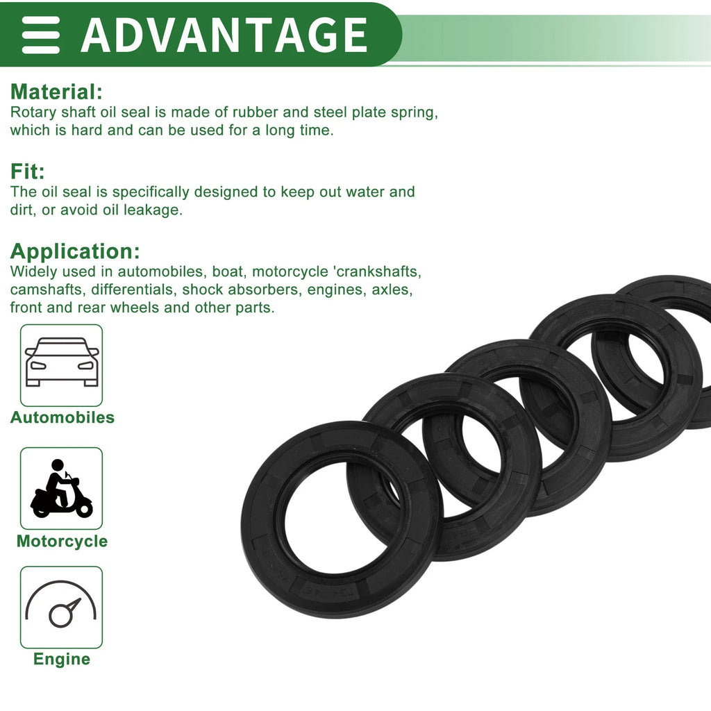 Oil Seal for Rotary Shaft (45x75x8mm)