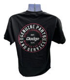 Genuine Dodge Parts and Service Licensed Black T-Shirt for All Models (2020–2025)