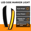 Smoke Lens LED Side Marker Lights for Dodge Charger (2015–2023)