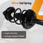 Complete Struts Shock Set for 2020-2022 Toyota Highlander w/ Coil Spring