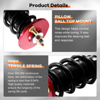 Coilovers for Honda Accord (1998–2002) Adjustable Height Shock Absorber Set