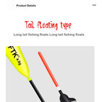 Set of 5 Balsa Wood Fishing Floats for Carp Fishing (FTK)