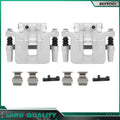 Set of 2 Rear Brake Calipers w/ Bracket Assembly for Chrysler Sebring (2007–2010)