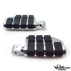 Chrome Dually Footpegs for Yamaha V-Star 650 1000, Royal Star, V-Max, Virago