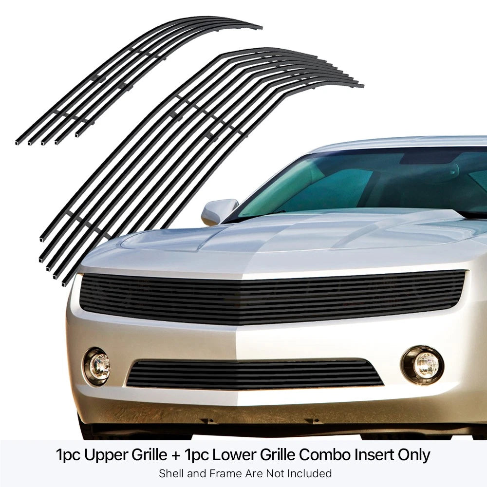 Stainless Steel Black Billet Grille Insert for Chevy Camaro LT/LS (2010-2013)