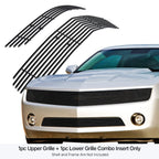 Stainless Steel Black Billet Grille Insert for Chevy Camaro LT/LS (2010-2013)