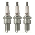 Set of 3 NGK Solid Tip Spark Plugs for Dodge Chrysler Chevrolet GMC Plymouth