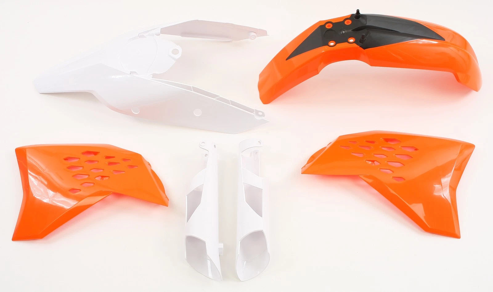 Acerbis Plastic Body Kit for KTM 450/530/500 EXC-R & F (2008–2011) - Orange
